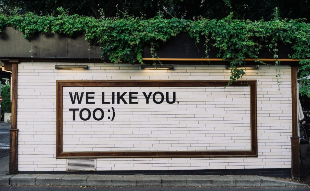 We like you | Credit: Adam Jang